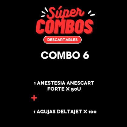 Combo 6 descartable