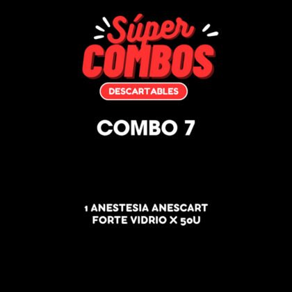 Combo 7 descartable