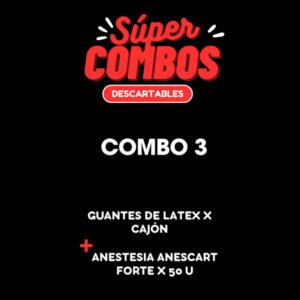 Combo 3 descartable